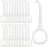20PCS Aligner Removal Tool,White Clear Aligner RemoverTools for Invisalign Removable Retainers, Aligners,Braces Removal Kit...