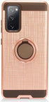 for T-Mobile REVVL V+ 5G, Revvl V Plus 5G - Phone Case w/Ring Stand - RS2 Rosegold...