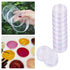 10 Pcs Plastic Petri Dish Sterile Bacterial Culture Dish Laboratory Plant Cell Tissue Culture Petri Dish Accessories Premium Cell Tissue Culture D...