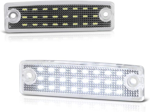 VIPMOTOZ Full LED License Plate Light For Toyota 4Runner Sequoia, 6000K Diamond White, 2-Pieces Tag Lamp Assembly Replacement...