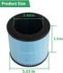 BBT BAMBOOST H201 HEPA Filter Compatible with TEC.Bean JH50G-M and Homvana H201 Air Purifier, H13 3-in-1 True HEPA and High-Efficiency Activated C...