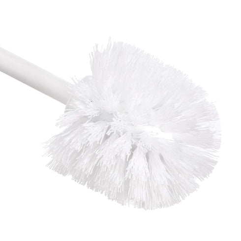 Amazon Basics Toilet Brush and Holder Set - 4-pack, White (Previously AmazonCommercial brand)...