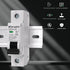 Miniature Circuit Breaker 120V/240V ac circuit breaker 1 Pole 20Amp smart circuit breaker DIN Rail Mount for Marine power systems,solar photovolta...