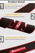 Pincuttee Rear Bumper Protector Guard for Car,Black Rubber Scratch,Resistant Trunk Door Entry Guards,Accessories Trim Cover,35.4"X2.87" for Most o...