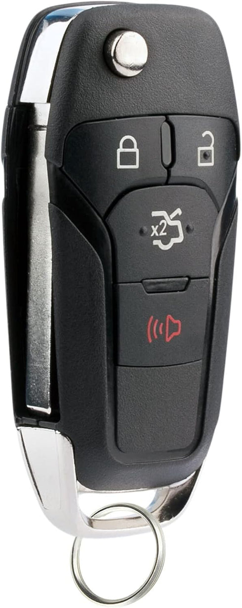 Flip Key for 2013-2016 Ford Fusion Keyless Entry Remote Fob (N5F-A08TAA 164-R7986)...