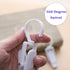 Super Strong Swivel Hanging Hooks - Laundry & Curtain Clips, Clothes Pins - Beach Towel Clips, 4.3-inch, White (10-pack)...