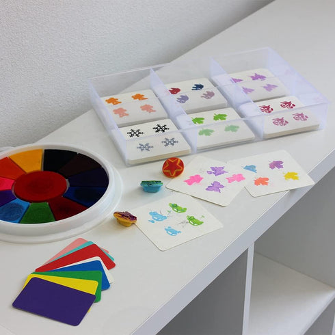 BangQiao 2 Pack Fixed 6 Grids Clear Plastic Organizer Sorting Tray with Large Compartment, Transparent Storage Divider Box Container Case for Hard...