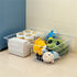 SANNO Large Freezer Baskets Metal Storage Organizer Bin Basket Wire Storage Basket for Kitchen Pantry Bathroom Set of 3 Large Metal Farmhouse Food...
