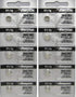 10 364 Energizer Watch Batteries SR621SW Battery Cell...