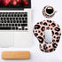 Ergonomic Mouse Pad with Wrist Support and Coaster,Mouse Pads with Non-Slip PU Base for Home Office Working Studying Easy Typing & Pain Relief Leo...