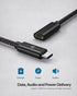 USB Type C Extension Cable (1.5Ft/0.5m), USB C 3.1(10gbps) Male to Female Extension Charging & Sync Compatible with Switch, MacBook Air M2/ M1/ Pr...