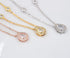 Sterling Silver Waterdrop Pear Shape Pendant Droplet Necklace...