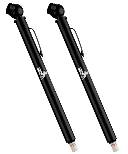 UNCO- Pencil Tire Pressure Gauge, 2 Pack, Black, Tire Gauges for Tire Pressure, Air Pressure Gauge for Tires, Air Gauge Tire Pressure, Car Tire Pr...