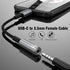 USB Type C to 3.5mm Female Headphone Jack Adapte...