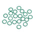 uxcell Fluorine Rubber O-Rings, 6.5mm OD 4.5mm ID 1mm Width FKM Seal Gasket for Machinery Plumbing, Green, Pack of 20...