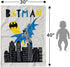 LOGOVISION Batman Lightweight Baby Blanket, 30"X40", Baby Bat Poster Unisex for Infants Girls & Boys...