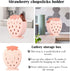AKOAK 1 Pack Strawberry Chopsticks Stand, Cutlery Storage Box, Suitable for Storing Spoons, Chopsticks, Spoons, Knives and Other Kitchen Utensils ...