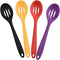 Large Mixing Spoon Heat Resistant Silicone Basting Utensil Spoon Non Stick Serving Spoon for Mixing, Baking,4 Pieces,Color Random...