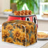 4 Slice Toaster Cover Van Gogh Style Sunflower Plus Size Toaster Dust Cover Oil Painting Flowers Yellow Microwave Oven Cover Dust and Fingerprint ...