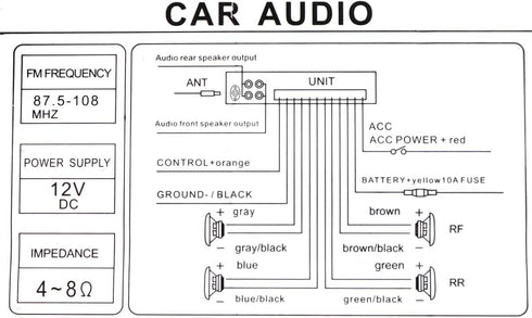 12V Bluetooth Car Radio MP3 Player Vehicle Stereo Audio Support FM / USB / SD / AUX with Remote Control...