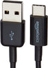 Amazon Basics 5-Pack USB-C to USB-A 2.0 Fast Charger Cable, 480Mbps Speed, USB-IF Certified, for Apple iPhone 15, iPad, Samsung Galaxy, Tablets, L...