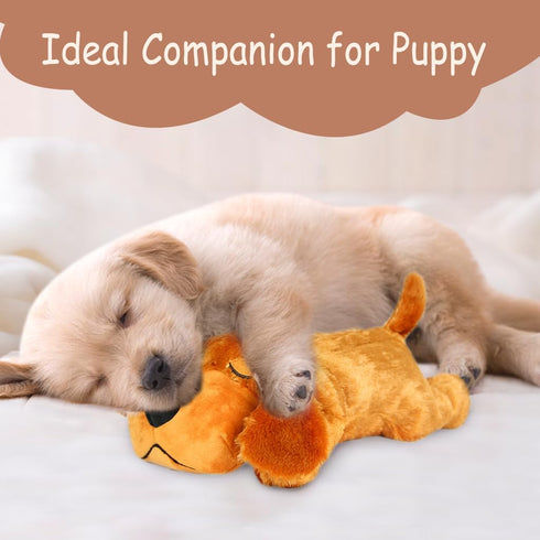 vocheer Puppy Heartbeat Toy, Dog Anxiety Relief Calming Aid Puppy Heartbeat Stuffed Animal Behavioral Training Sleep Aid Comfort Soother Plush Toy...