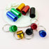 Onwon Waterproof Aluminum Pill Box Case Bottle Cache Drug Holder Keychain Container 6 Pcs,6 Color...
