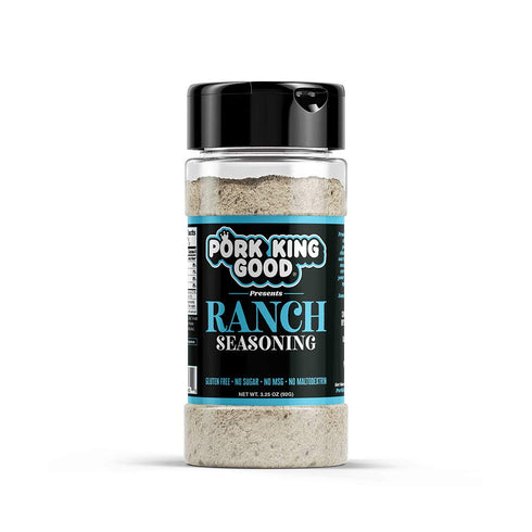 Pork King Good Ranch Seasoning for Cooking and Popcorn Seasoning - Keto Friendly, Paleo, No MSG, Gluten Free (Ranch, Single Shaker)...