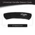 StrollAir Universal Handle Sleeve Cover, Grip Bar, Replacement, BOB, Bugaboo, Baby Jogger, Uppa Baby, Bumbleride, Black, 12"...