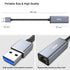 BENFEI USB 3.0 to Gigabit Ethernet Adapter Compatible for MacBook, Surface Pro, PC with Windows11/10/8/7, XP, Vista, Mac[Aluminium Shell&Nylon Cab...