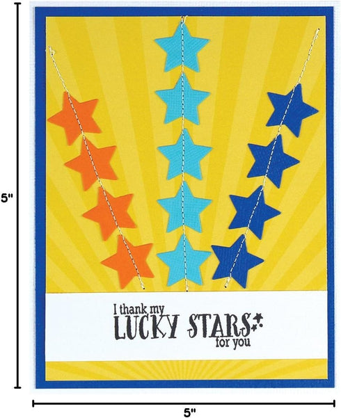 Spellbinders S4-092 Nestabilities Stars Five Etched/Wafer Thin Dies...