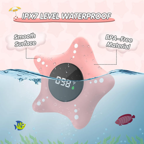 Baby Bath Thermometer Safety, Digital Bathing Water Temperature Thermometer for Infants pregnancy...
