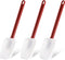 Silicone Rubber Spatula and Spoon Rubber Spatula Set of 3, High Heat Spatula Spoon, Commercial Spatula for Cooking, Commercial Rubber Spatula (3 S...