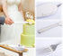 Cake Cutting Set for Wedding, Wedding Cake Knife and Server set, Forks and Cutter Pie Spatula Birthday Anniversary Christmas Gift of 4 (Silver)...
