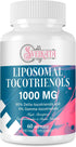 Liposomal Tocotrienols Supplement 1000mg, Vitamin E, 95% Delta-tocotrienols and 5% Gamma-tocotrienols, Hligh Absorption Heart, Vascular & Brain Fu...