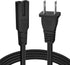 TNP 2 Prong Power Cord NEMA 1-15P to IEC320 C7 Power Cable Replacement for PS5 & PS4, Power Cord for Xbox Series S/X, Xbox One S/X, Printers, Soun...