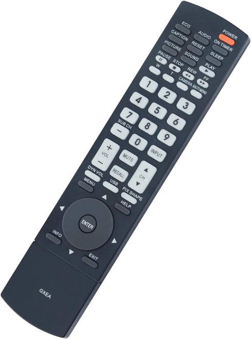 GXEA Replace Remote Supports for SANYO TV DP40142 DP42410 DP32242 DP37840 DP42840 DP42840C DP46142 DP55360 DP46840 DP50710 DP50740 DP52440 DP55441...