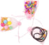 100Pcs Organza Bags with Drawstring 3.5x4.5 inch, Pink Baby Shower Favor Bags for Girls, Mesh Jewelry Gift Pouches Wedding Party Candy Bags...