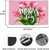 Swono Tulip Flowers Flag 3x5 Ft Pink Blooming Flower Happy Mother's Day Flag Big Flag for Outdoor Indoor Office Workplace Home Garden Business...