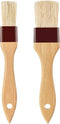 Pastry Brush-Basting Brush for Cooking,2 Pc Boar Bristles Food Brush for BBQ,Beech Wooden Handle Butter Brush for Baking/Spreading Marinade/Sauce/...