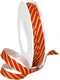 Morex Ribbon 7581.09/25-2007 Double Face Satin Ribbon 5/8" X 25 YD Candy Cane Ribbon for Gift Wrapping, Birthday Gift Cards, Satin Dress for Women...