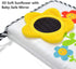 ABCKEY My Family And Friends Baby Photo Album With Sunflower Baby-safe mirror Holds 18 Photos Colourful...