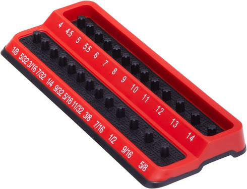 CRAFTSMAN Socket Peg Holder, Tool Tray Storage Organizer, 1/4 Inch Drive (CMMT99414)...