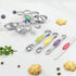 Magnetic Measuring Spoons Set - Stainless Steel Stackable Dual Sided Teaspoon Tablespoon for Measuring Dry and Liquid Ingredients, Measuring Spoon...