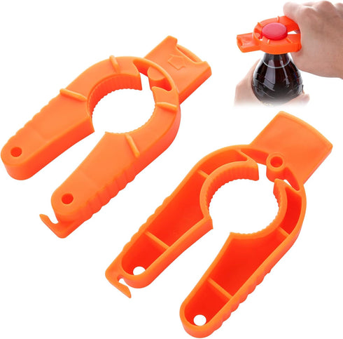 WEAVERBIRD 2PCS Multifunctional Jar Bottle Opener for Weak Hands Children Seniors Elderly Arthritis Sufferers Can Bottle Squeeze Lids and Plastic ...