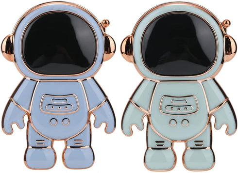 Astronaut Phone Ring Holder Finger Kickstand, ABS Electroplate Phone Back Grip Astronaut Phone Hidden Stand Compatible with iPhone 13 Pro Max/13 P...