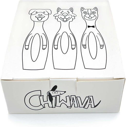 CHIWAVA 3 Pack 5.7 Inch Squeaky Latex Dog Toys Standing Stick Dog Dog Toy Puppy Fetch Interactive Play for Small Dogs...