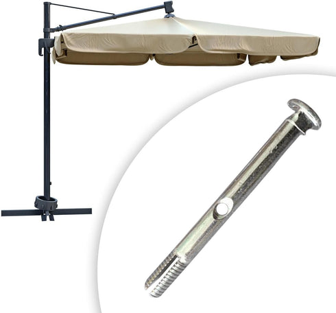 Patio Umbrella Accessories Umbrella Replacement Parts Heavy Duty Holder Parts Parasol, Handle Axis...