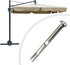 Patio Umbrella Accessories Umbrella Replacement Parts Heavy Duty Holder Parts Parasol, Handle Axis...