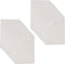 6’’ x 9’’ Vertical Clear Plastic Envelopes Receipt Stickers File Storage 20 Pack Hook Loop Closure...